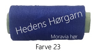 Moravia Hør 40/2 farve 23 Kobolt blå